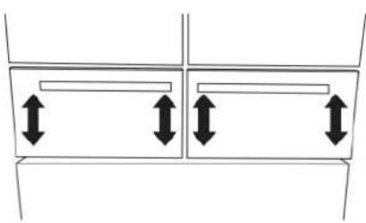 JENN-AIR JFC2290RTB - Step 1 - Adjust the Drawer Fronts Up/Down - 1