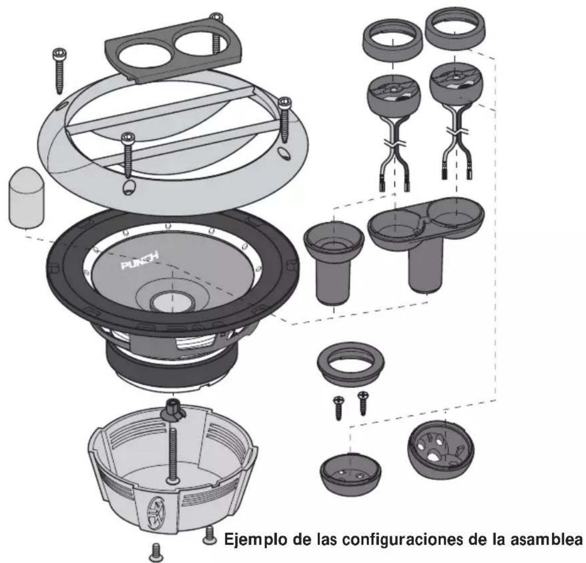 Rockford Fosgate Punch P152S - NOTA:Ver el tiempo adequado del agujero en las instrucciones. - 2