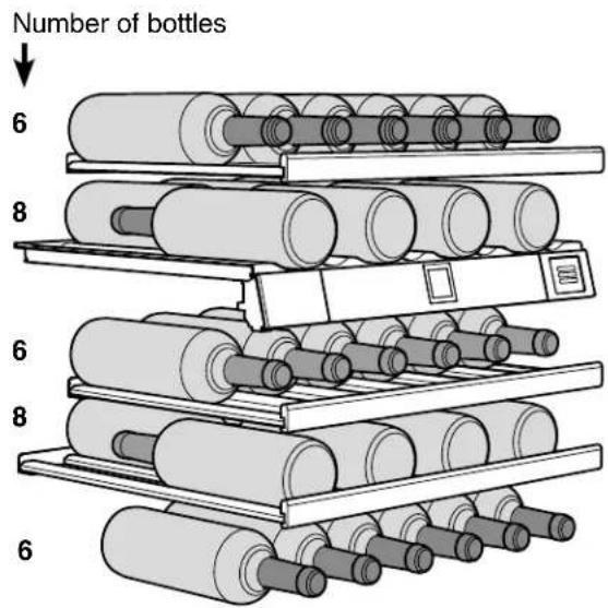 LIEBHERR WU3400 - Storage Diagram - 1
