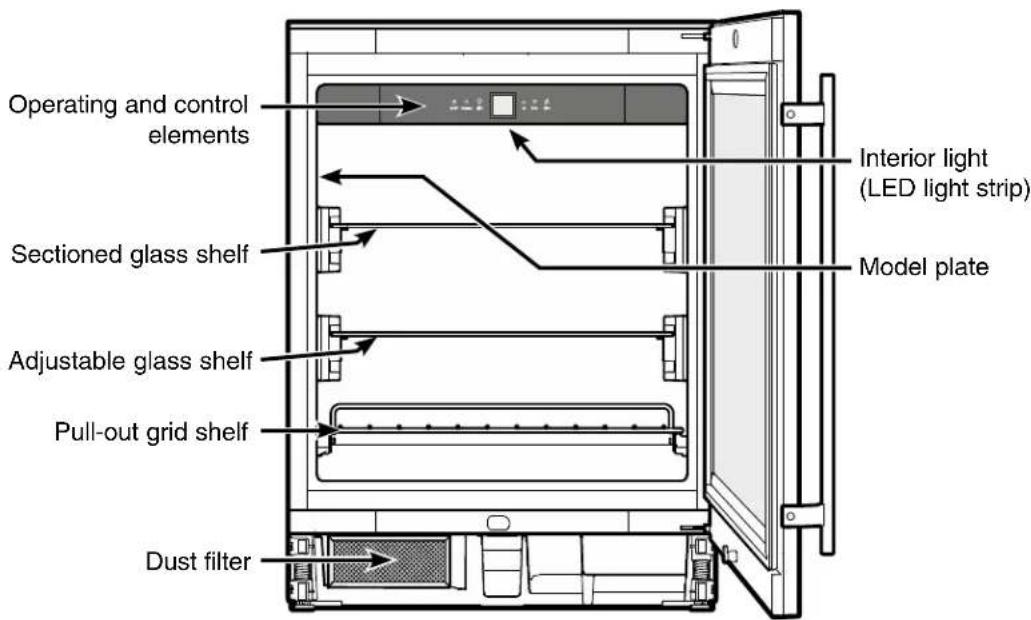 LIEBHERR RU 510 - Description of the Appliance - 1