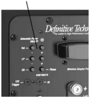 DEFINITIVE TECHNOLOGY SuperCube SC 8000 - Réglages et utilisation du caisson de basse SuperCube - 1