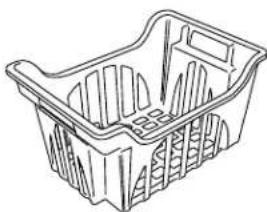 AMANA AZC31T15DW - Sliding Basket - 1
