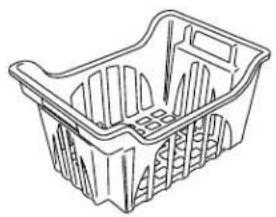 AMANA AZC31T15DW - Panier coulissant - 1