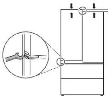 LG LRMVC2306S - Puerta izquierda del refrigerador - 1