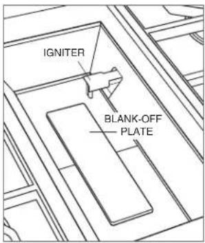 IGNITER BLANK-OFF PLATE