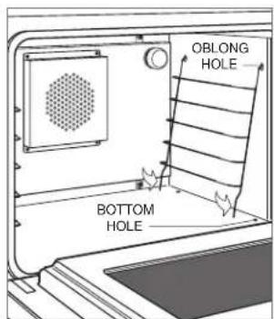 OBLONG HOLE BOTTOM HOLE