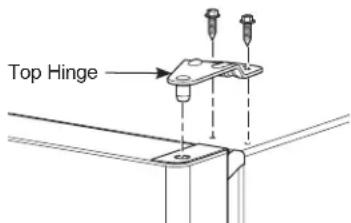 GE GTS17GSNRSS - REMOVE THE FREEZER DOOR - 2