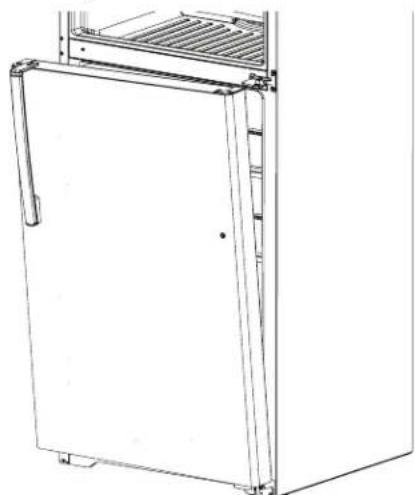GE GTS17GSNRSS - ENLEVEMENT DE LA PORTE DU RÉFRIGÉRATEUR - 3