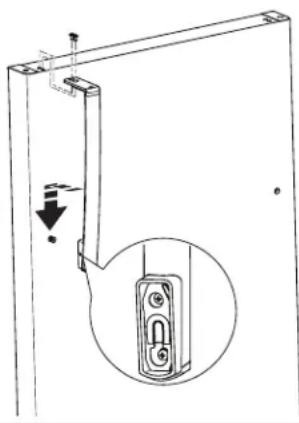 GE GTS17GSNRSS - INSTALLACION DE LA MANIJA DE LA PUERTA - 2