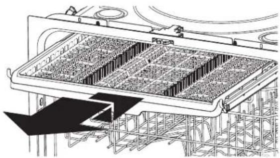 GE GDF511PSMSS - To remove the 3rd rack: - 1