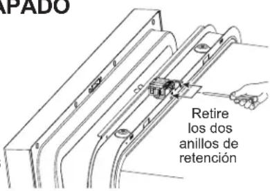 GE GDT225SGLBB - ADVERTENCIA RIESGO DE QUE UN NINO QUEDE ATRAPADO FORMA ADECUADA DE DESCARTAR EL LAVAVAJILLAS - 1