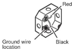 Red Ground wire location Black