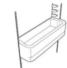 GE GSE23GGKWW - Small Bins - 2