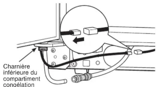 GE GSE23GGKWW - DÉBRANCHEZ LE RACCORD D'ALIMENTATION ÉLECTRIQUE (sur certains modèles) - 1