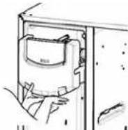 GE GSE23GGKWW - Models with a shelf above the ice bin - 3