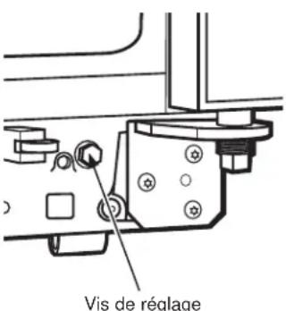 GE GSE23GGKWW - Pour ajuster les roulettes sur les modèles de les roulettes sur les modèles 23' (33 po de largeur) 25', 26', 27' et 29': - 1