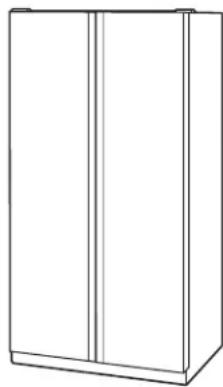 GE GSE23GGKWW - CLOSE THE FREEZER AND REFRIGERATOR DOORS - 1