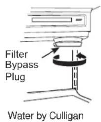 GE GSE23GGKWW - Tapón de derivación del filtró - 2