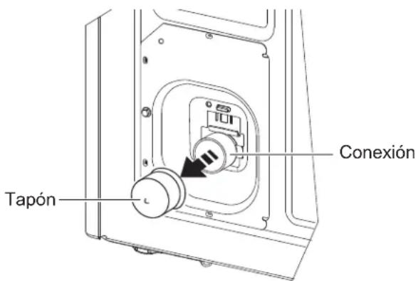 GE GTW845CSNWS - CONNECTE LA MANGUERA DE DESAGUE A LA LAVADORA - 1