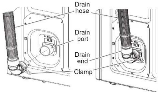 GE GTW845CSNWS - CONNECT DRAIN HOSE TO WASHER - 2