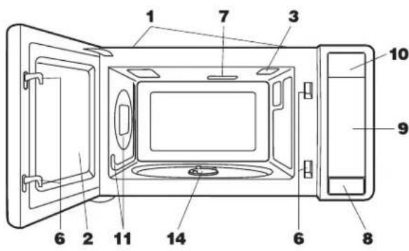 Fisher & Paykel CMO24SS3Y - PIÈCES DU FOUR À MICRO-ONDES - 1