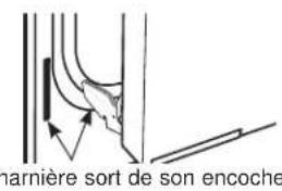 GE JTS5000DNBB - Pour enlever la porte : - 3