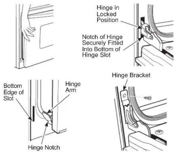 GE JTS5000ENES - Replacing the Oven Door - 1