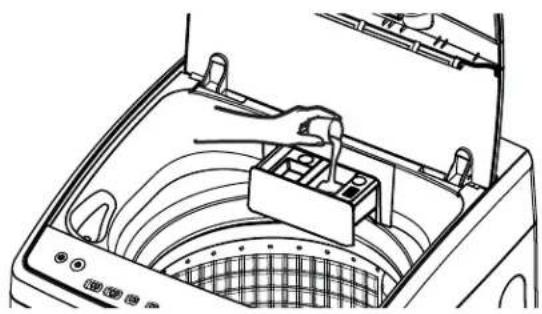 GE GNW128PSMWW - Distributeur d'assouplissant liquide/Distributeur de conditionneur - 1