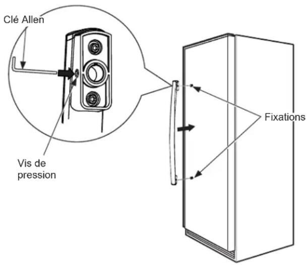 GE FUF21SMRWW - Poignée de Porte - 1