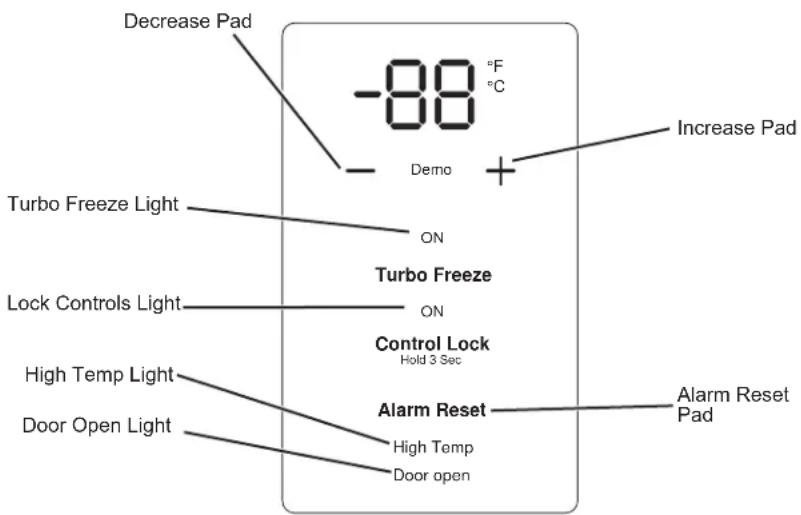 GE FUF21SMRWW - Starting the Freezer with Electronic Control - 2
