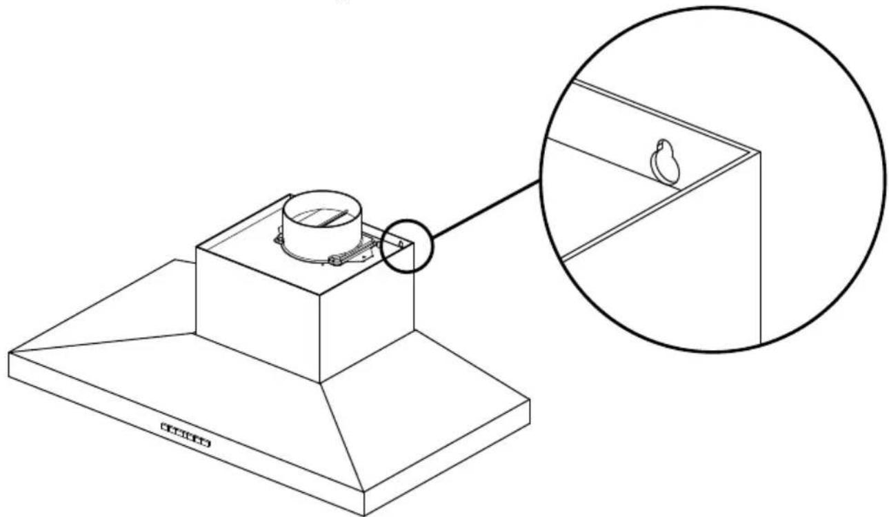 Fisher & Paykel HC30PHTX1N - ③ Attach ducting adapter and power connection box to the ventilation hood - 3