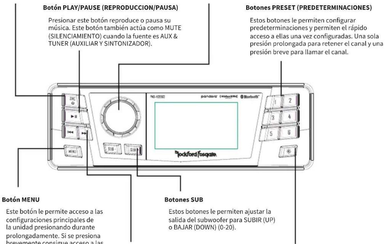 Rockford Fosgate PMXHD9813 - Codificador giratorio - 1