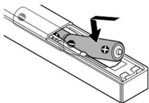 SONY TAZH1ES - Wkladanie baterii - 2