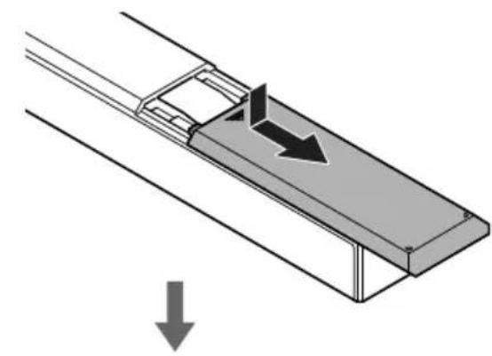 SONY TAZH1ES - Wkladanie baterii - 1
