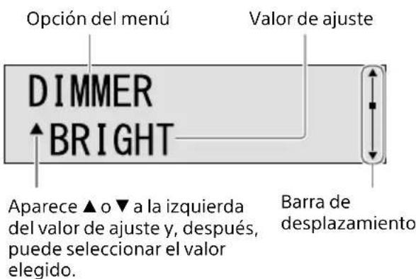 SONY TAZH1ES - Pulse ↑/↓ para selectionar laopping del menu y, despues, pulse ENTER. - 1