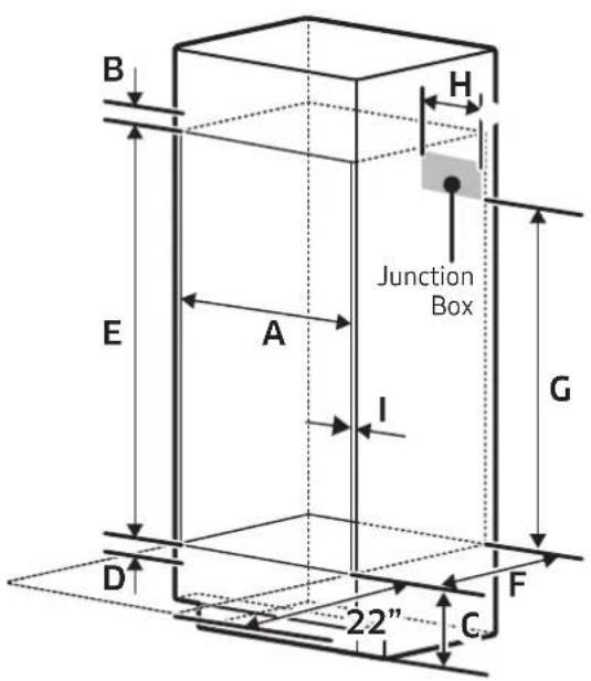 Dacor Modernist DOC30M977DS - Installation requirements - 1