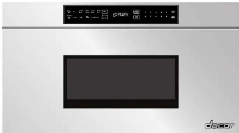 Dacor RNMD24S - MODE D'EMPLOI - 1