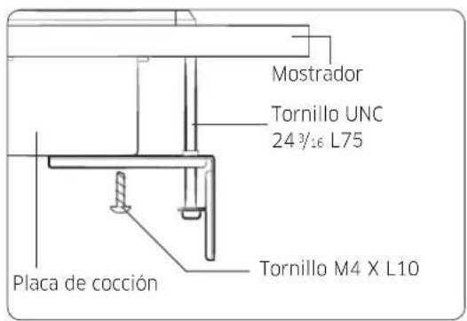 Dacor Modernist DTI36M977BB - PASO 3-2 Instalacion de la guia del soporte alternativa - 1