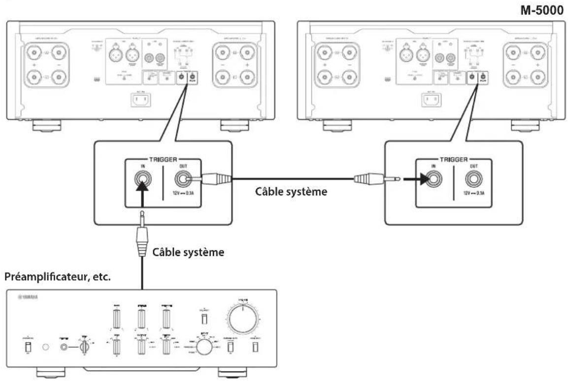 YAMAHA M5000 - Connexions Trigger - 2