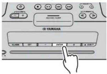 YAMAHA TSXB72 - Setting the alarm time and alarm type - 4