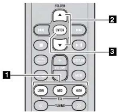YAMAHA TSXB72 - RÉGLAGE DE TIMBRE (télécommande uniquement) - 1