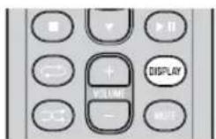 YAMAHA TSXB72 - ◆ Display information (remote control only) - 1