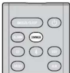 YAMAHA TSXB72 - ADJUSTING THE BRIGHTNESS OF THE FRONT PANEL DISPLAY (remote control only) - 1