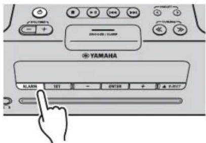 YAMAHA TSXB72 - ◆ To turn the alarm off - 1