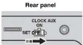 YAMAHA TSXB72 - ADJUSTING THE CLOCK - 3