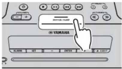 YAMAHA TSXB72 - Para poner la alarma en pausa (repetición) - 1