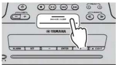 YAMAHA TSXB72 - ◆ To pause the alarm (Snooze) - 1