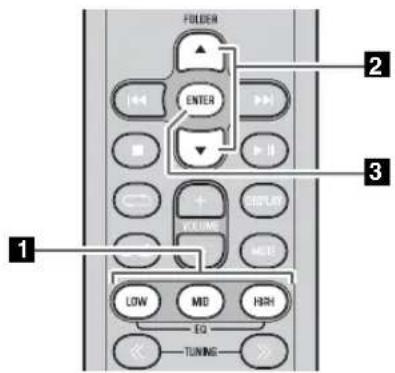 YAMAHA TSXB72 - ADJUSTING THE TONE (remote control only) - 1
