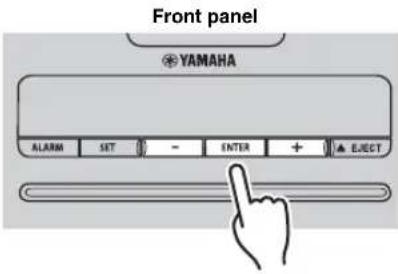 YAMAHA TSXB72 - ADJUSTING THE CLOCK - 2