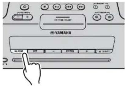 YAMAHA TSXB72 - ◆ Activación/desactivación de la alarma - 1
